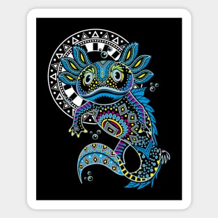 huichol axolotl Sticker